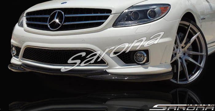 Custom Mercedes CL  Coupe Front Add-on Lip (2007 - 2009) - $590.00 (Part #MB-046-FA)